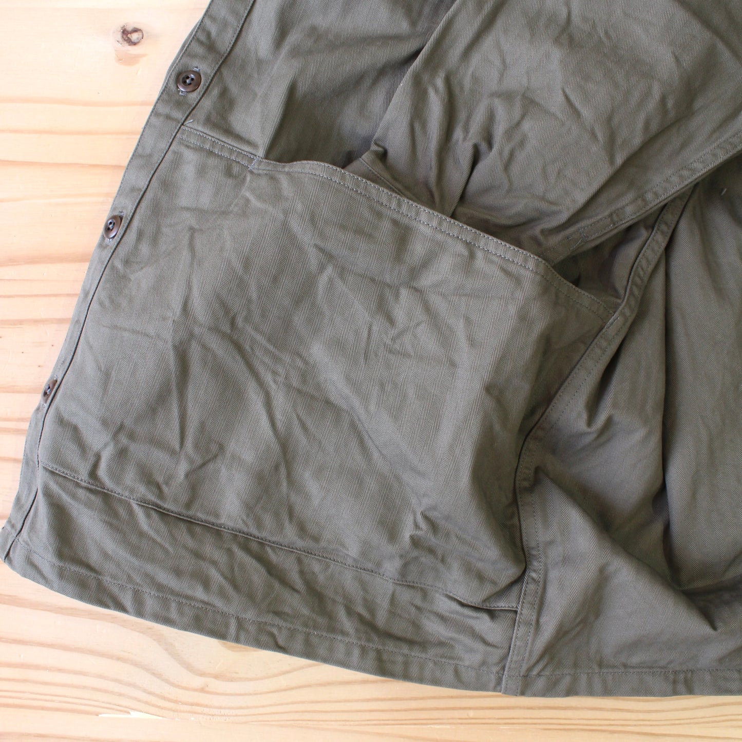 SPELLBOUND -
HERRINGBONE WORKER SHIRT JACKET