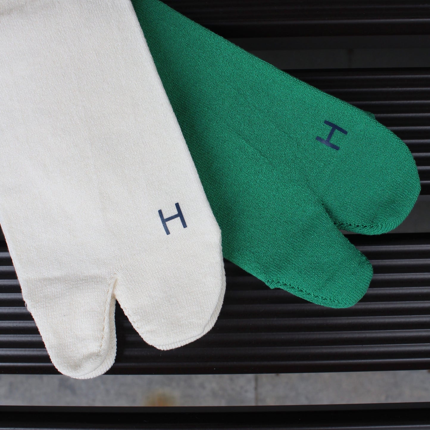 HATSKI - TABI WASHI (Japanese Japanese paper) RIBBED SOCKS
