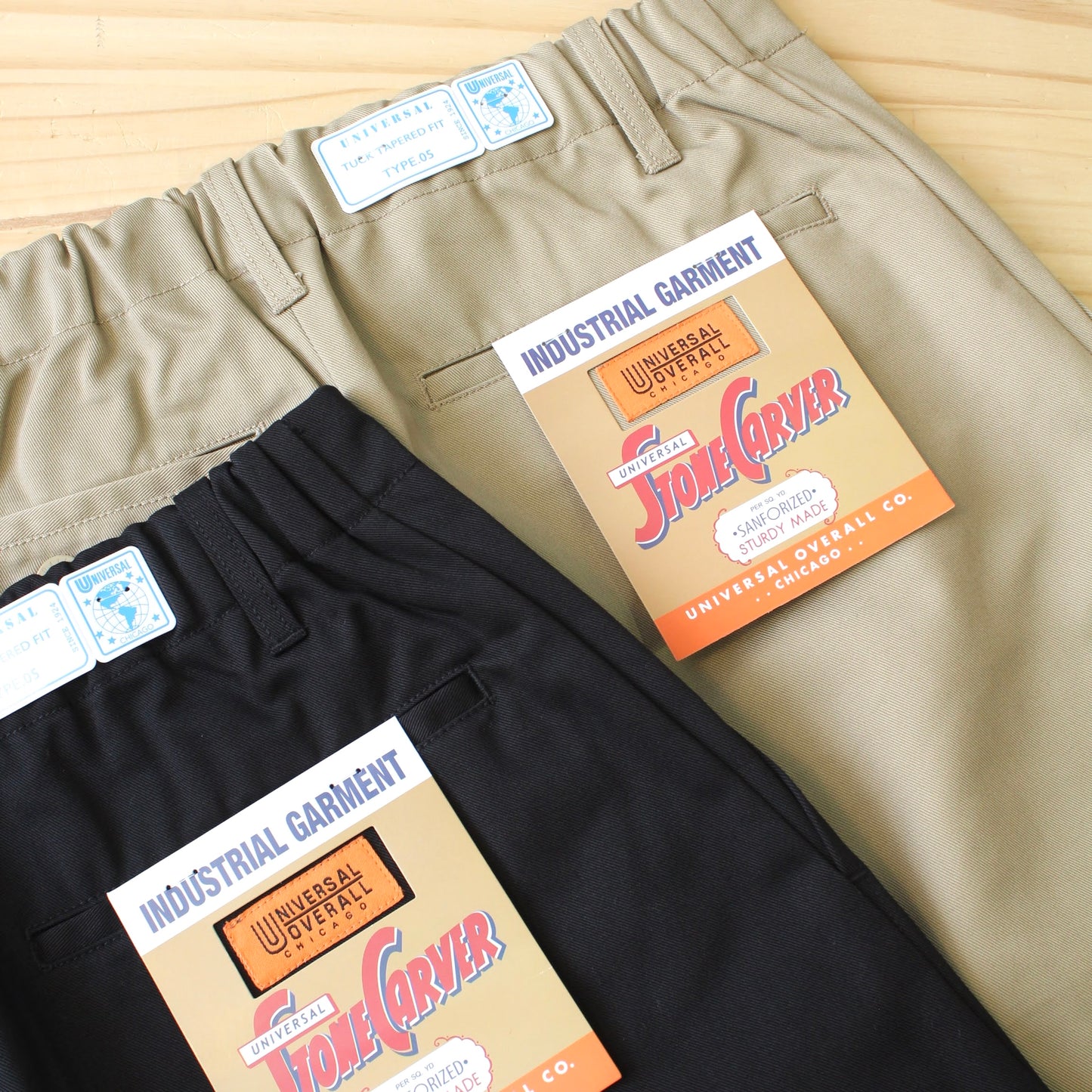 UNIVERSAL OVERALL Japanese version-CLASSIC COLLECTION TUCK TAPERED PANTS