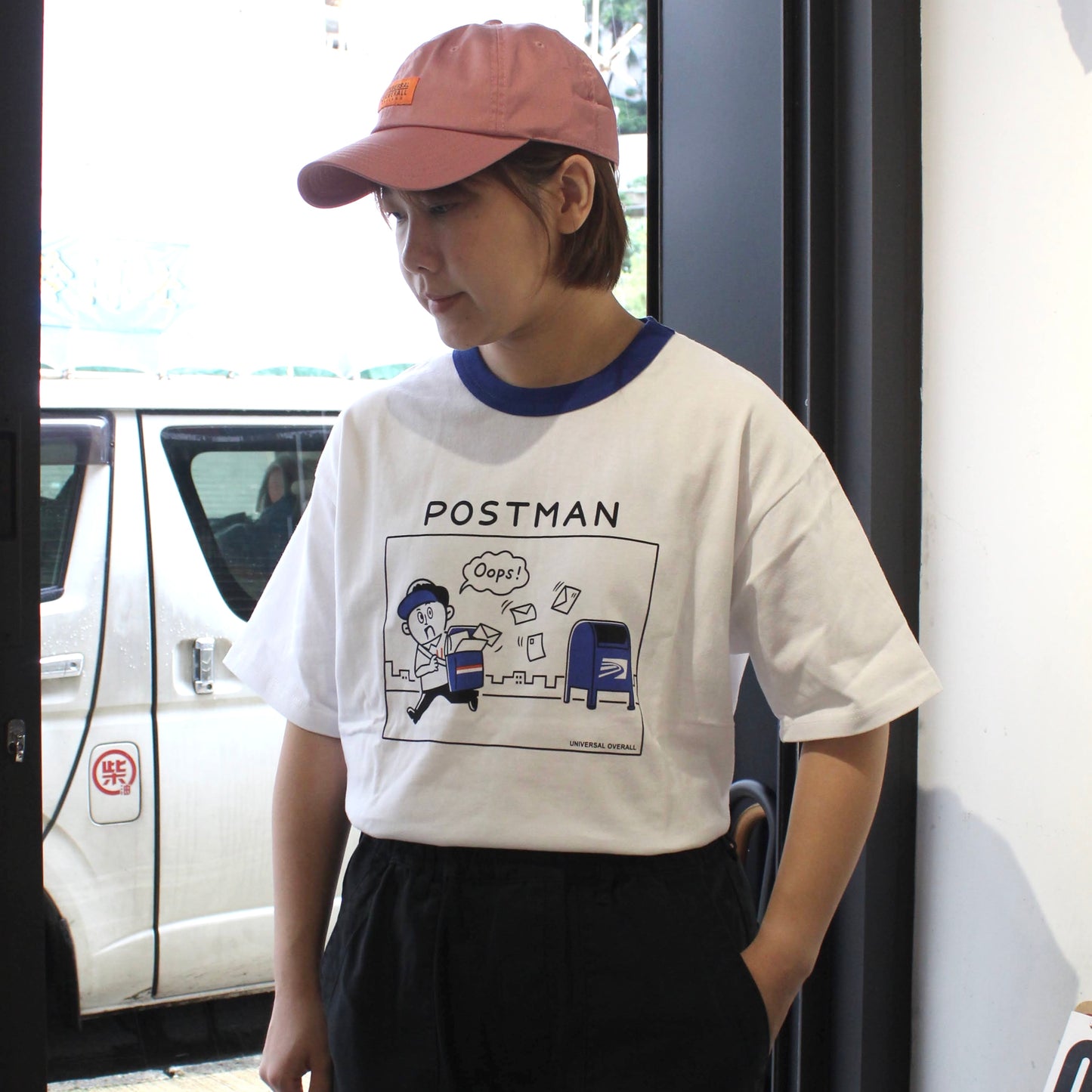 UNIVERSAL OVERALL 日版 -
WINDY JR. POSTMAN RINGER TEE