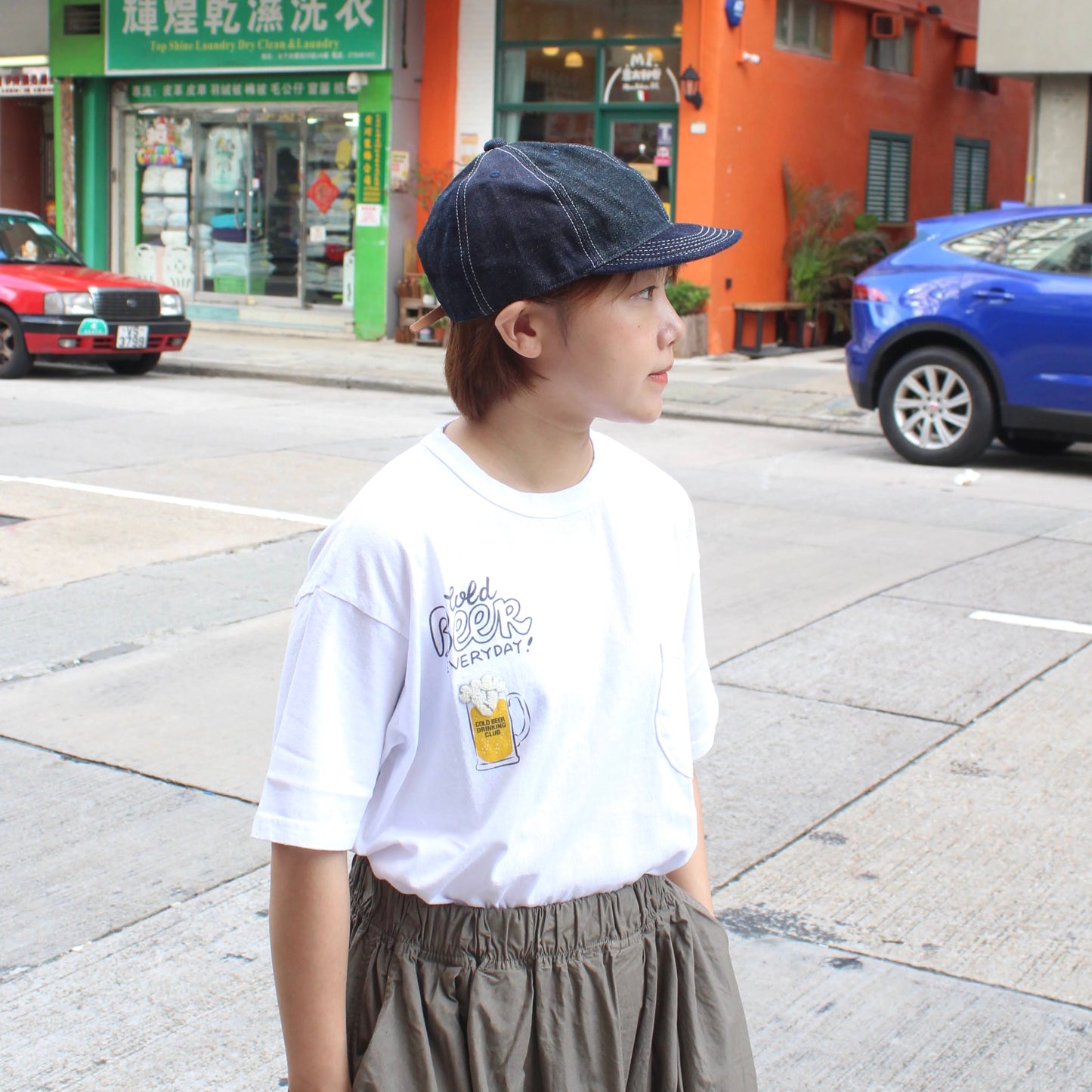 RIDING HIGH TOKYO -
BEER POCKET TEE