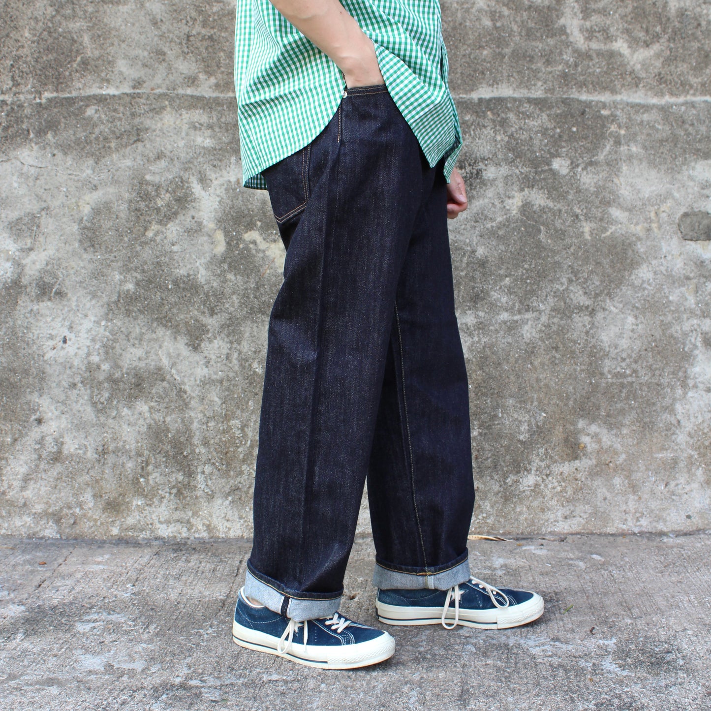 HATSKI - Wide Tapered 15.6OZ Denim (ONE WASH)