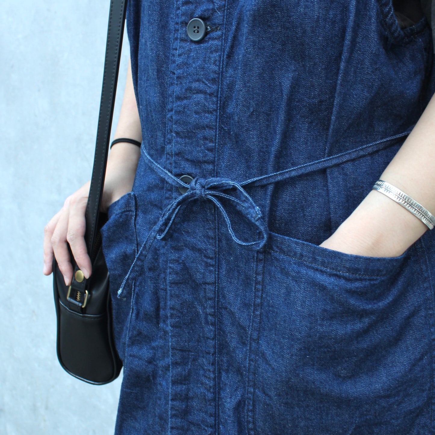 D.M.G - DENIM LONG VEST