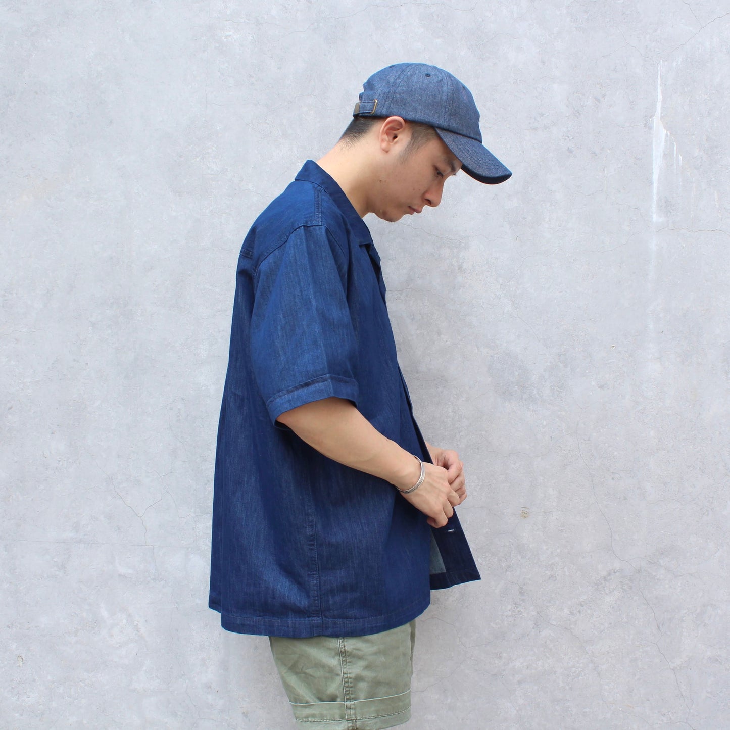 WILD THINGS JAPAN - SHELTECH DENIM OPEN COLLAR SHIRTS