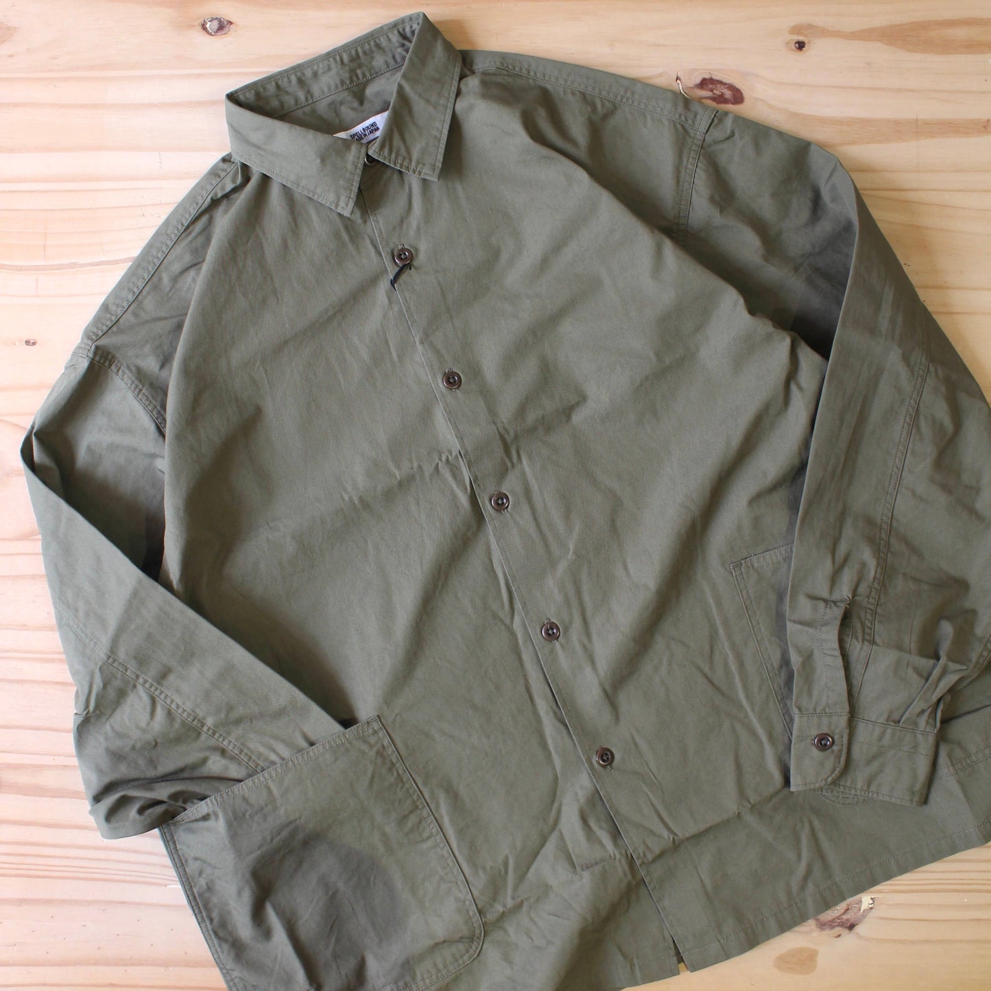 SPELLBOUND - OVERSIZED POCKET BLOUSON SHIRT