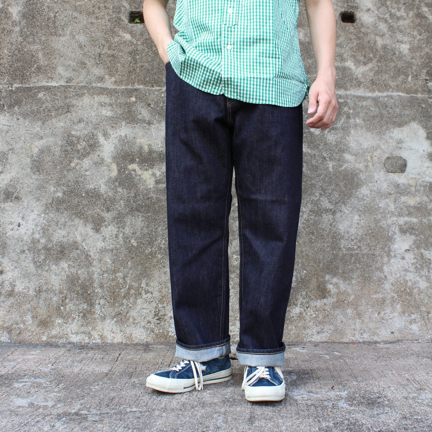 HATSKI - Wide Tapered 15.6OZ Denim (ONE WASH)