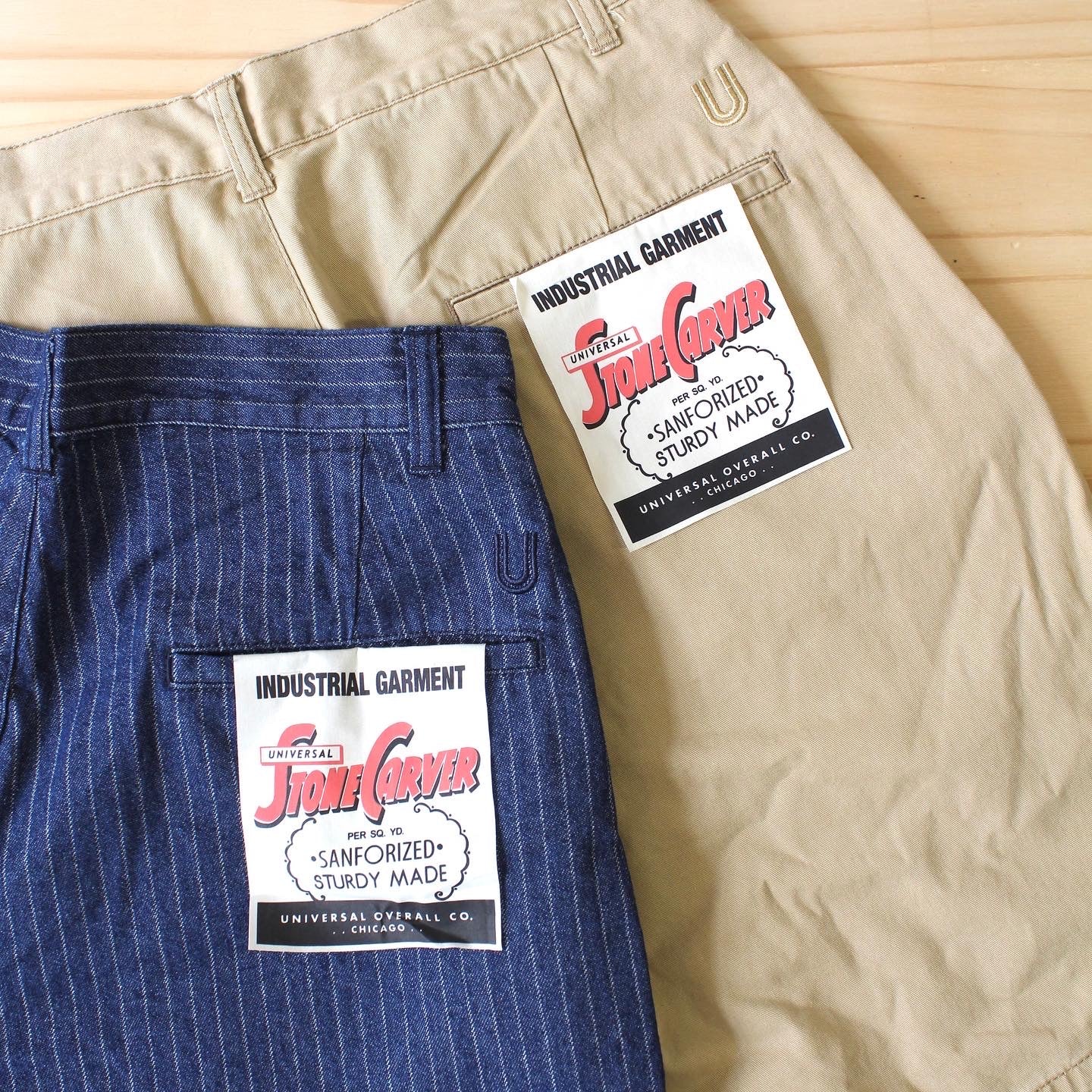 UNIVERSAL OVERALL Japanese version- 2 TUCK SHORT TROUSERS