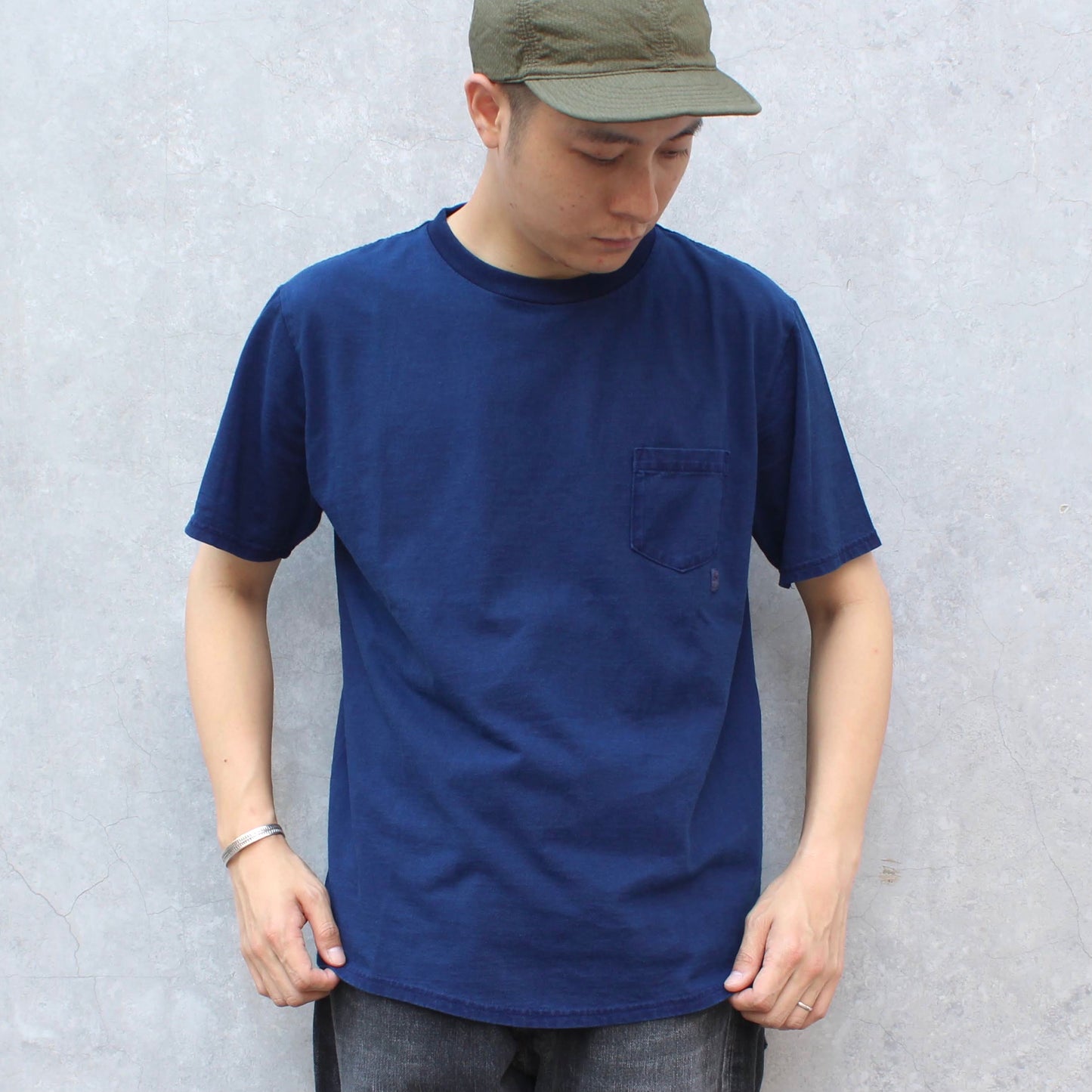 RIDING HIGH TOKYO EXCLUSIVE COLOUR INDIGO POCKET TEE