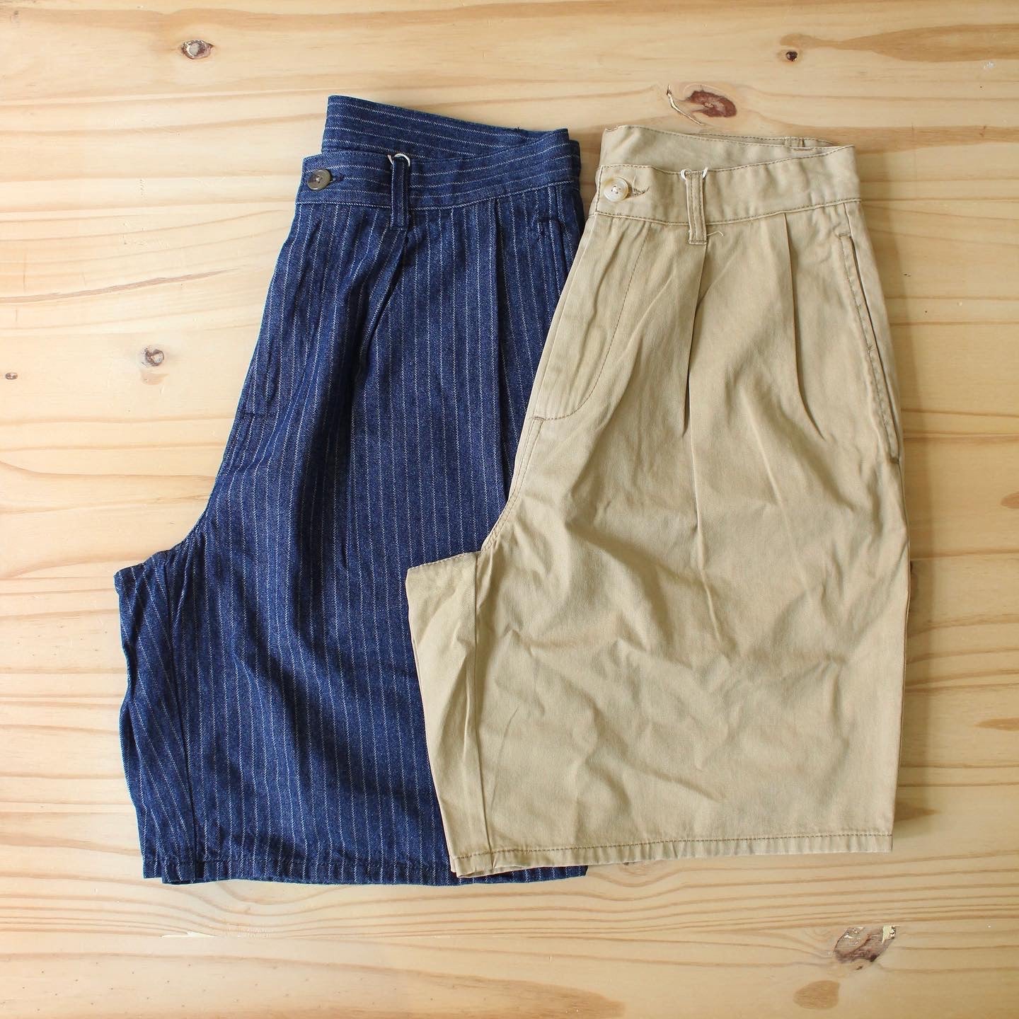 UNIVERSAL OVERALL Japanese version- 2 TUCK SHORT TROUSERS