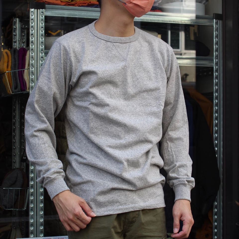 GOODWEAR (美版) - 7.4OZ L/S CREW TEE V-NOTCH CLASSIC FIT