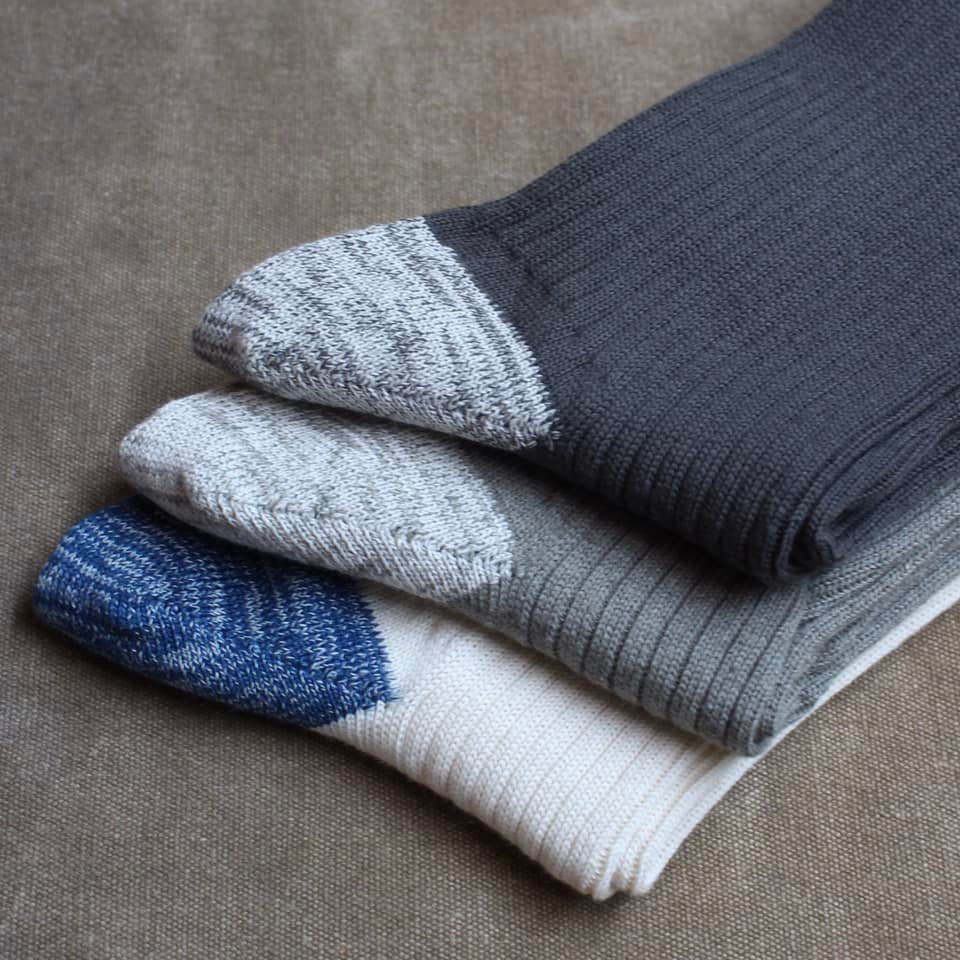 yahae - ORGANIC COTTON RIBBED SOCKS