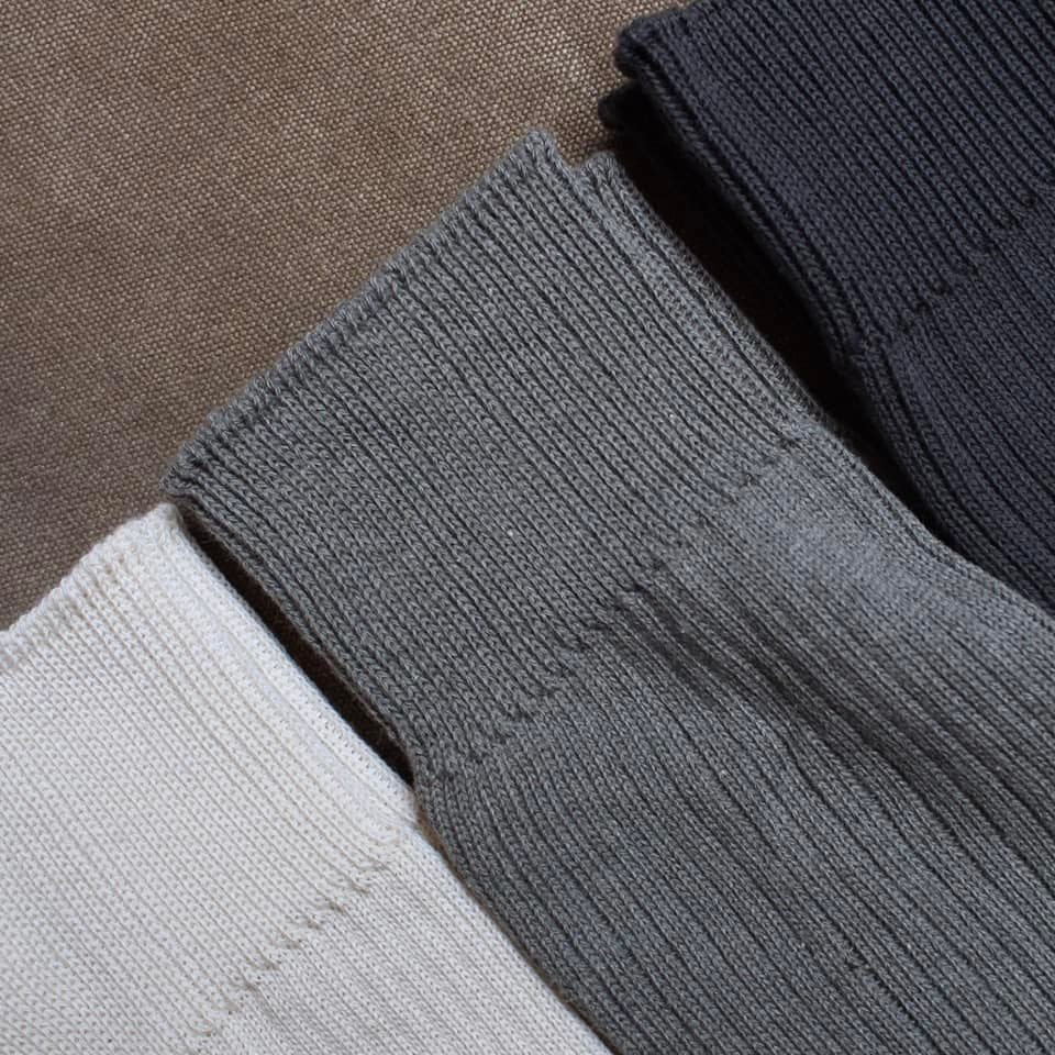 yahae - ORGANIC COTTON RIBBED SOCKS