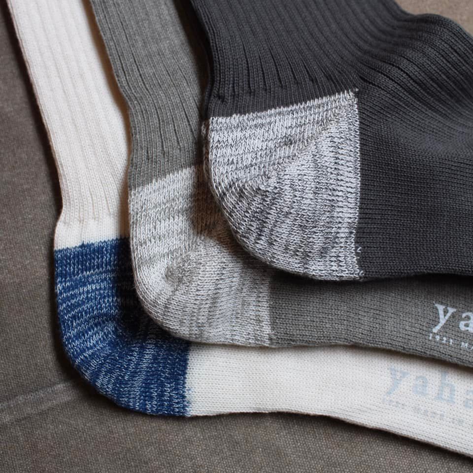 yahae - ORGANIC COTTON RIBBED SOCKS