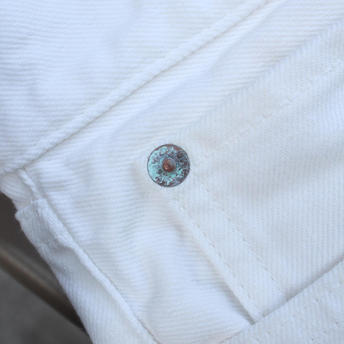 Or Slow - STANDARD ITEMS 107 IVY FIT (WHITE DENIM)
