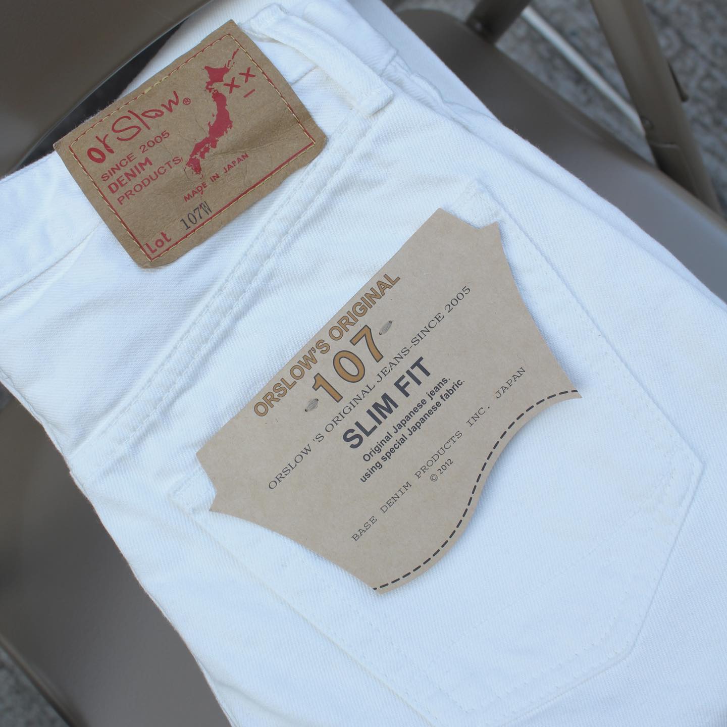 Or Slow - STANDARD ITEMS 107 IVY FIT (WHITE DENIM)