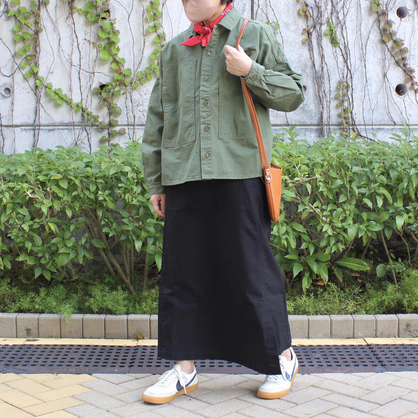 DMG - Military Long Skirts(Black)