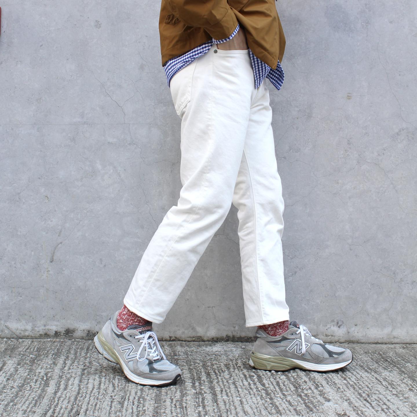 Or Slow - STANDARD ITEMS 107 IVY FIT (WHITE DENIM)