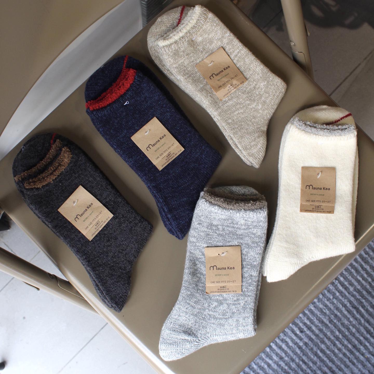 Mauna Kea Socks - 2 SWITCHING TOP LINE SOCKS