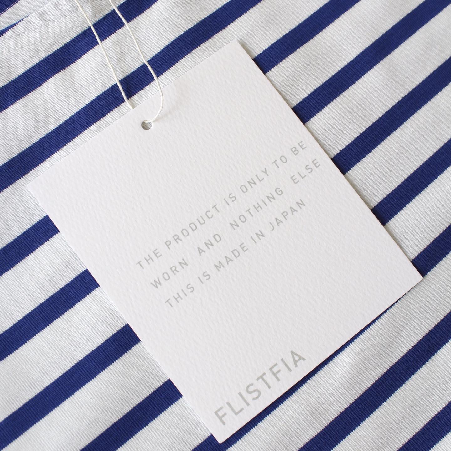 FLISTFIA - L/S BOAT NECK BORDER TEE