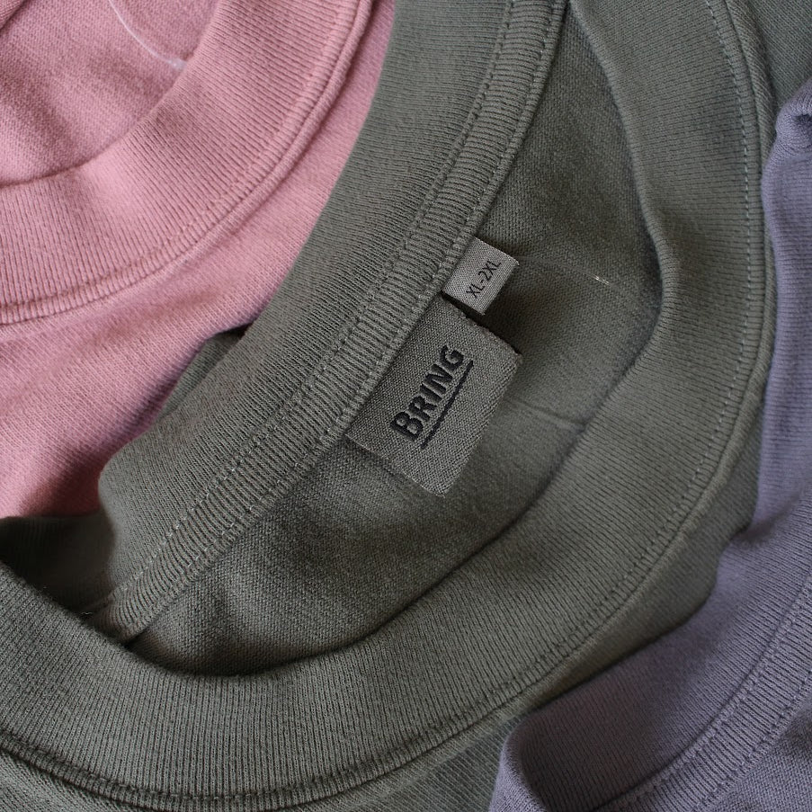 BRING - DRYCOTTONY HEAVY WEIGHT "GARMENT DYE" T-SHIRT