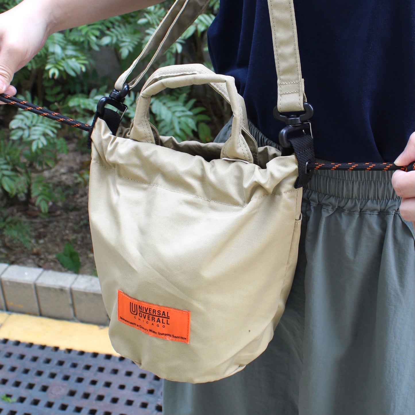 UNIVERSAL OVERALL JAPAN - Gabardine 2Way Pouch M
