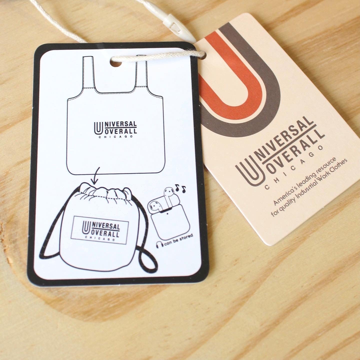 UNIVERSAL OVERALL JAPAN - NAVEL DRAWSTRING POUCH