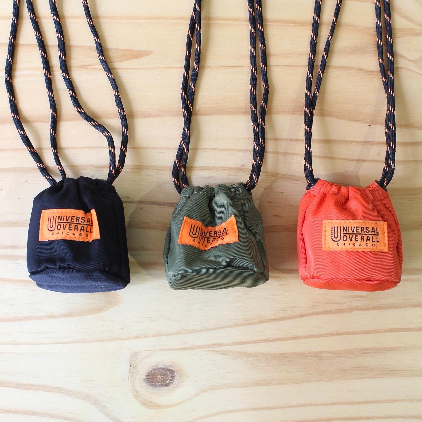 UNIVERSAL OVERALL JAPAN - NAVEL DRAWSTRING POUCH