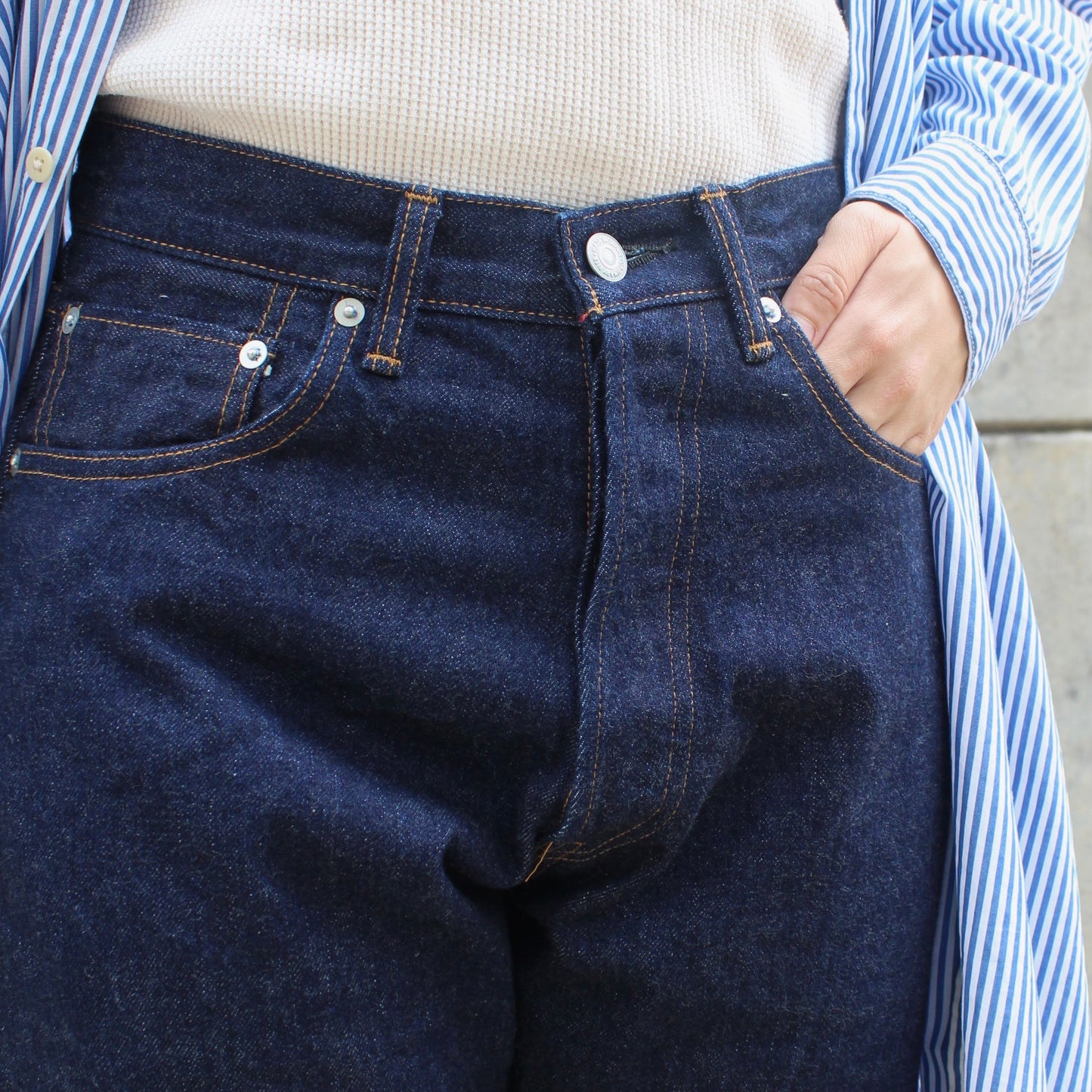 Ordinary Fits - LOOSE ANKLE DENIM (ONE WASH)