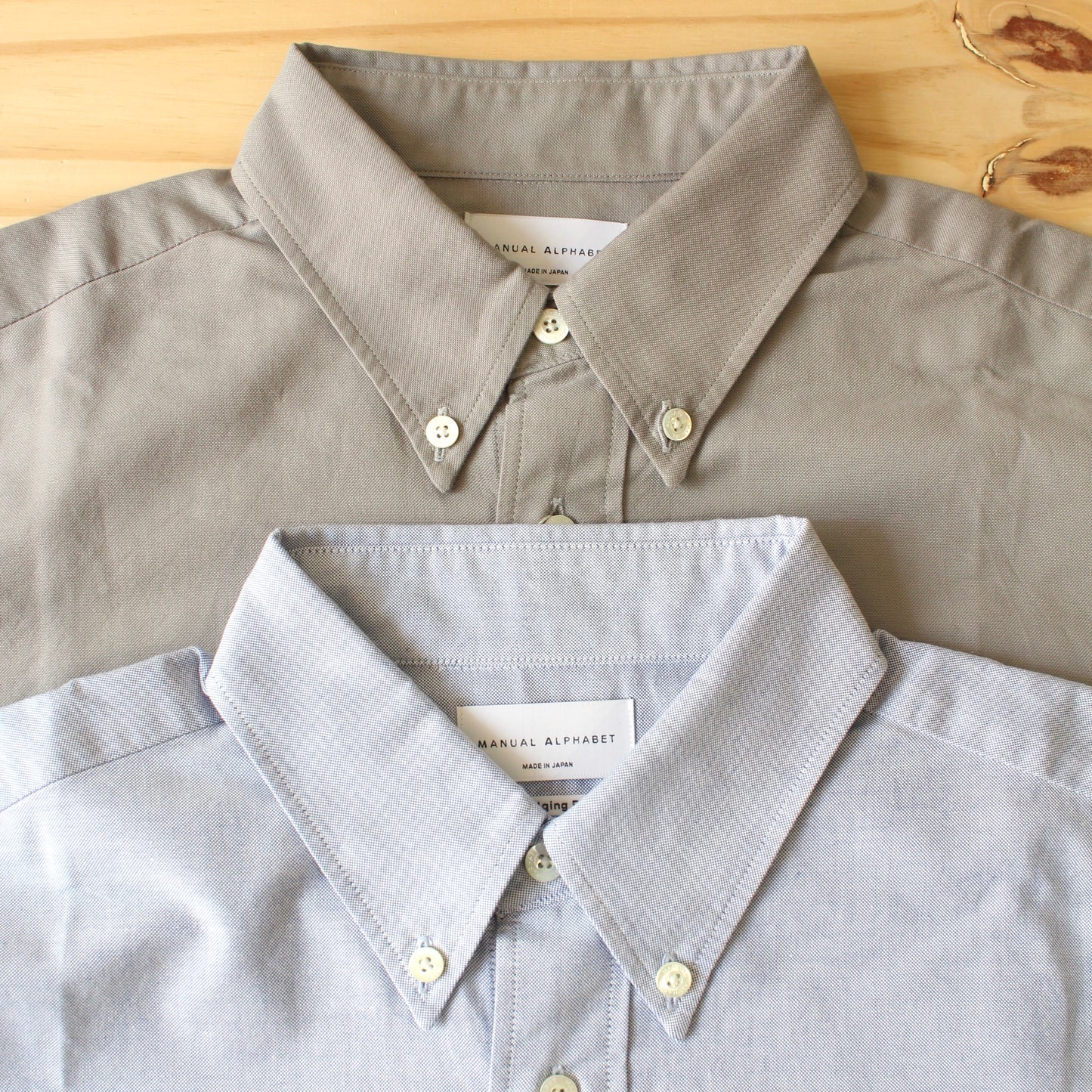 MANUAL ALPHABET -
SUPIMA OX BD SHIRT
