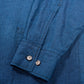 WORKERS -
 5OZ OPEN COLLAR INDIGO SHIRT