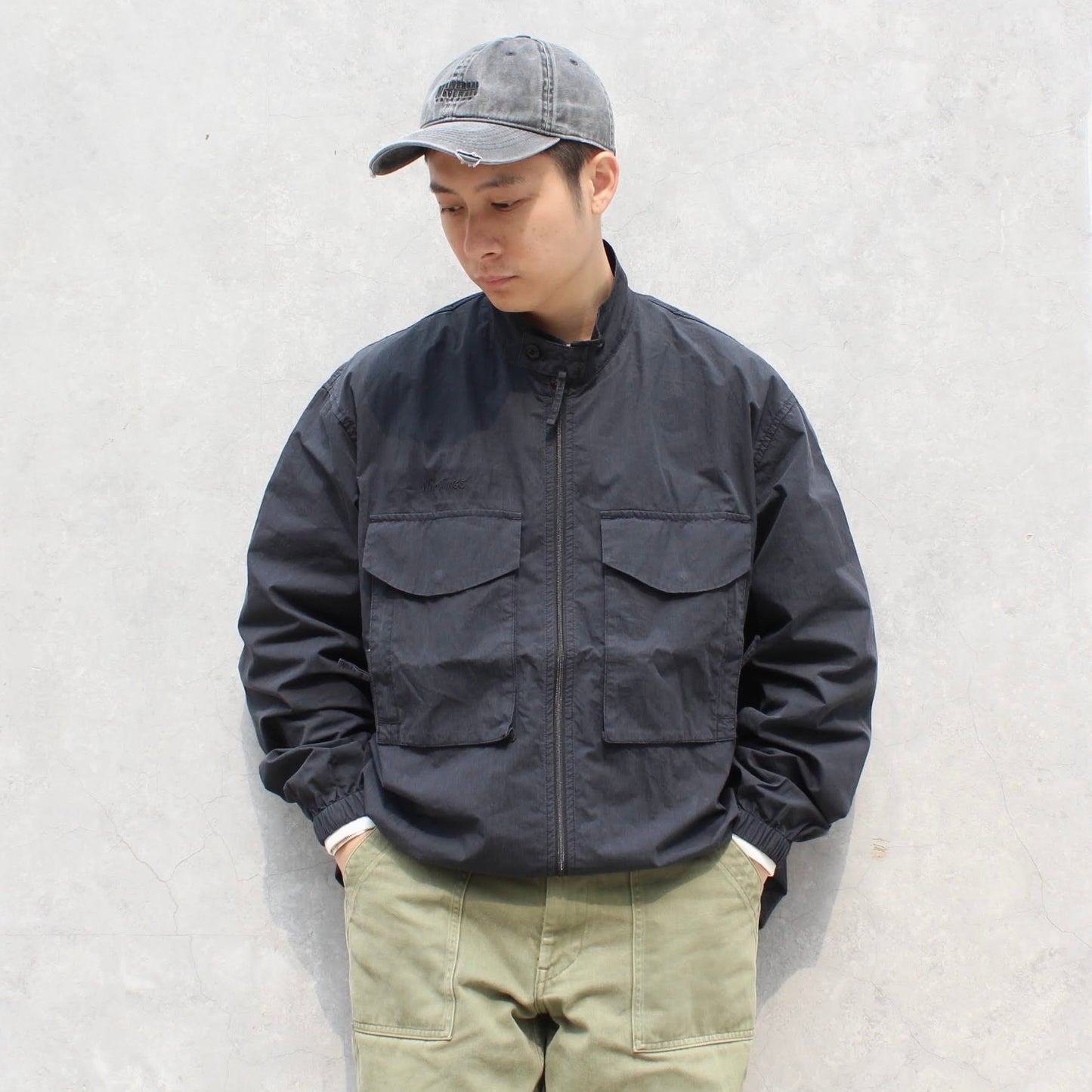 WILD THINGS JAPAN -
G-8 TRACK JACKET FADE EFFECT LOGO