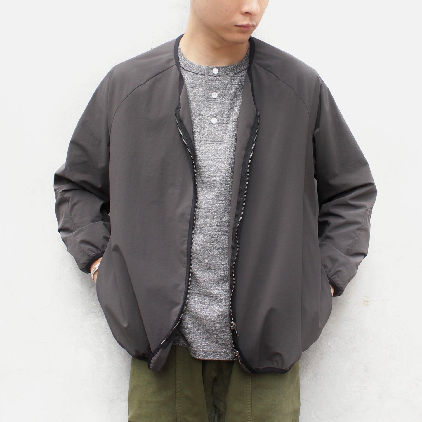 CAMP SERVICE - NO COLLAR WIND STOP JACKET