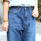 ORDINARY FITS -
12OZ TYPE WIDE DENIM
(USED WASH)