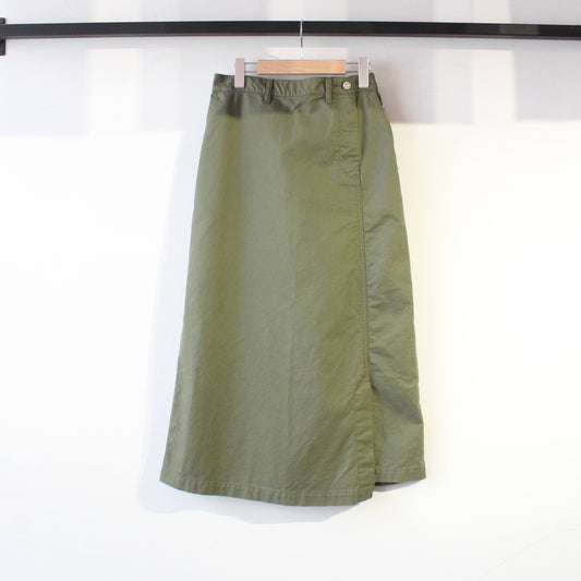 D.M.G - Military Long Skirts(Olive)