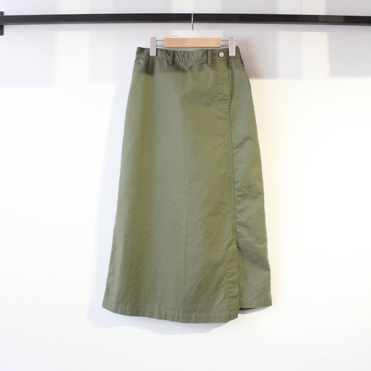DMG - Military Long Skirts(Olive)