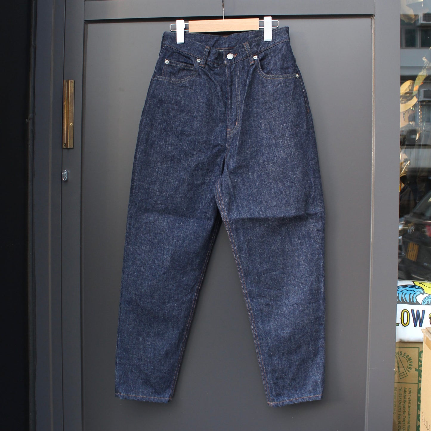 BROOKLYN OVERALL - 
13OZ TAPERED DENIM PANTS