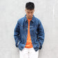 SPELLBOUND -
 TYPE 1 STYLE 12OZ SELVEDGE DENIM JACKET (USED WASH)