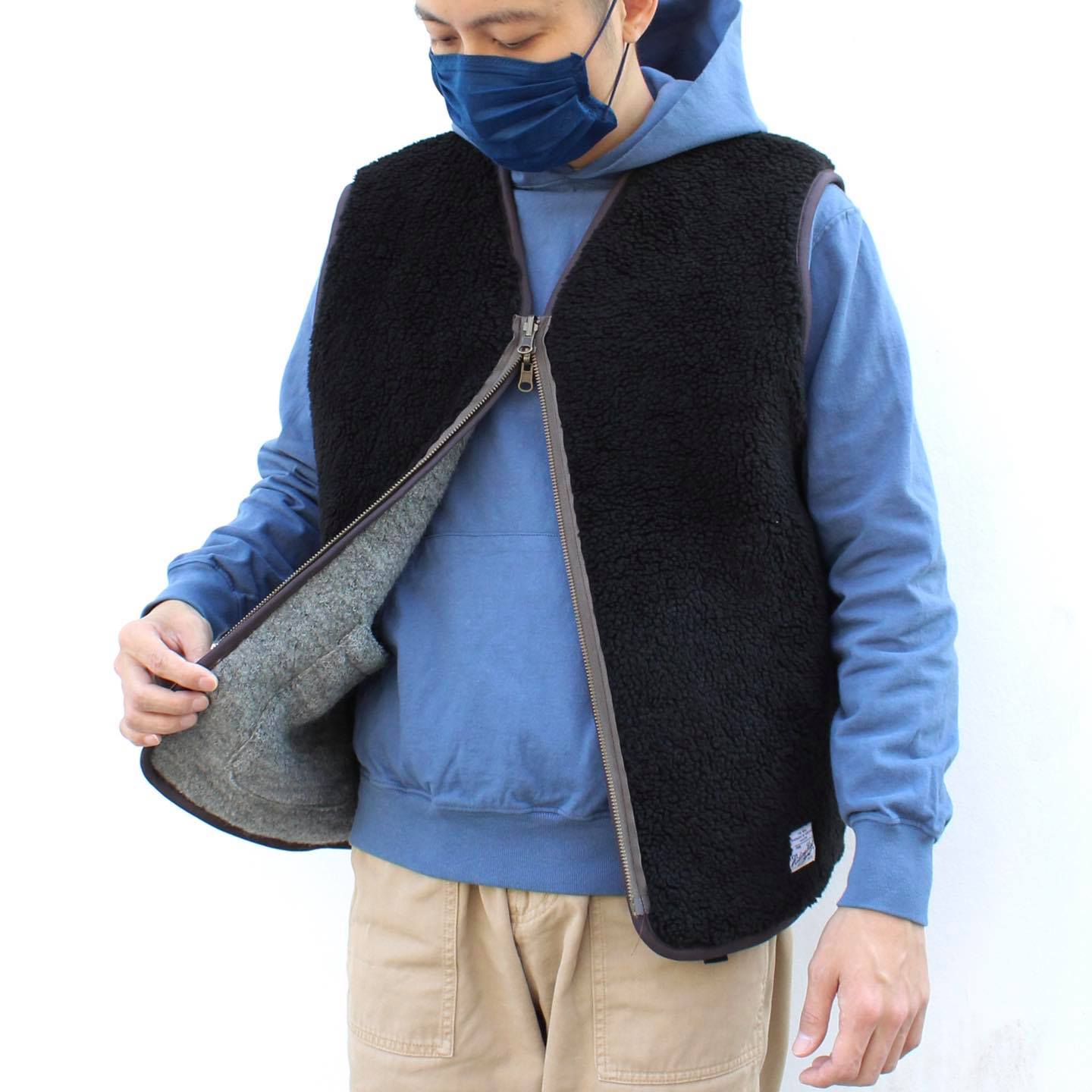 RIDING HIGH - PILE BOA REVERSIBLE VEST