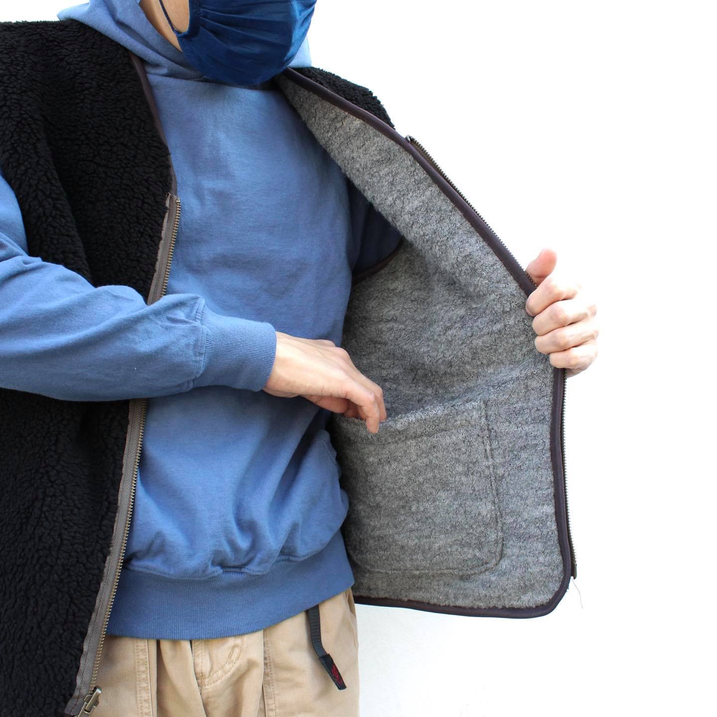 RIDING HIGH - PILE BOA REVERSIBLE VEST