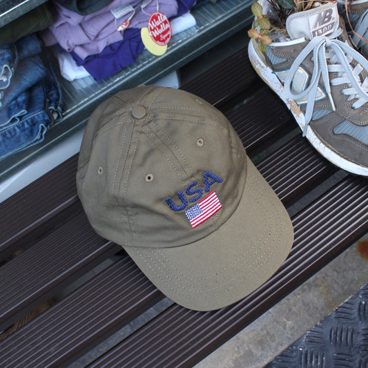 COMPETITION HEADWEAR - USA FLAG EMB CAP