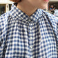 Brocante - 
Check Linen Grand Shirt