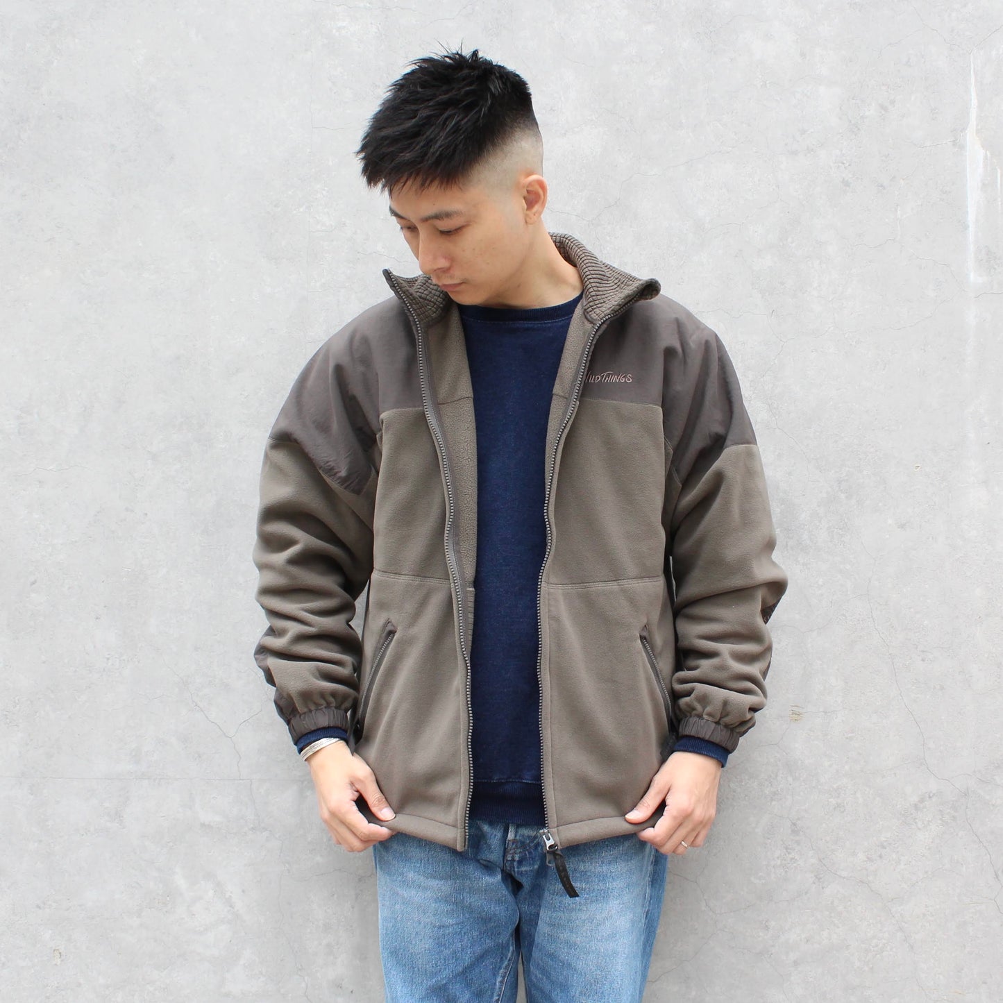 WILD THINGS JAPAN - 
POLARTEC WIND PRO
ZIP UP JACKET