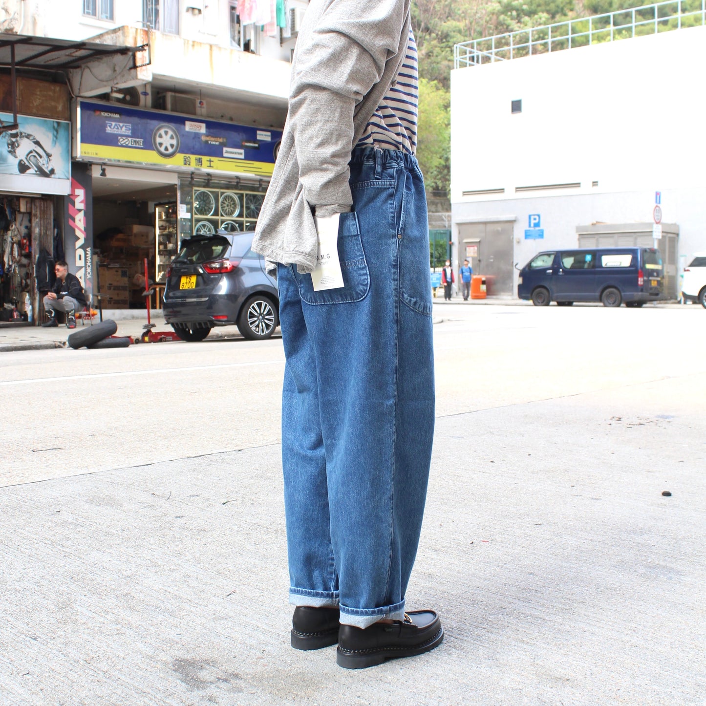 D.M.G - 
9OZ Denim Work Easy Pants