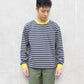 SOGLIA - OPEN END L/S BORDER TEE