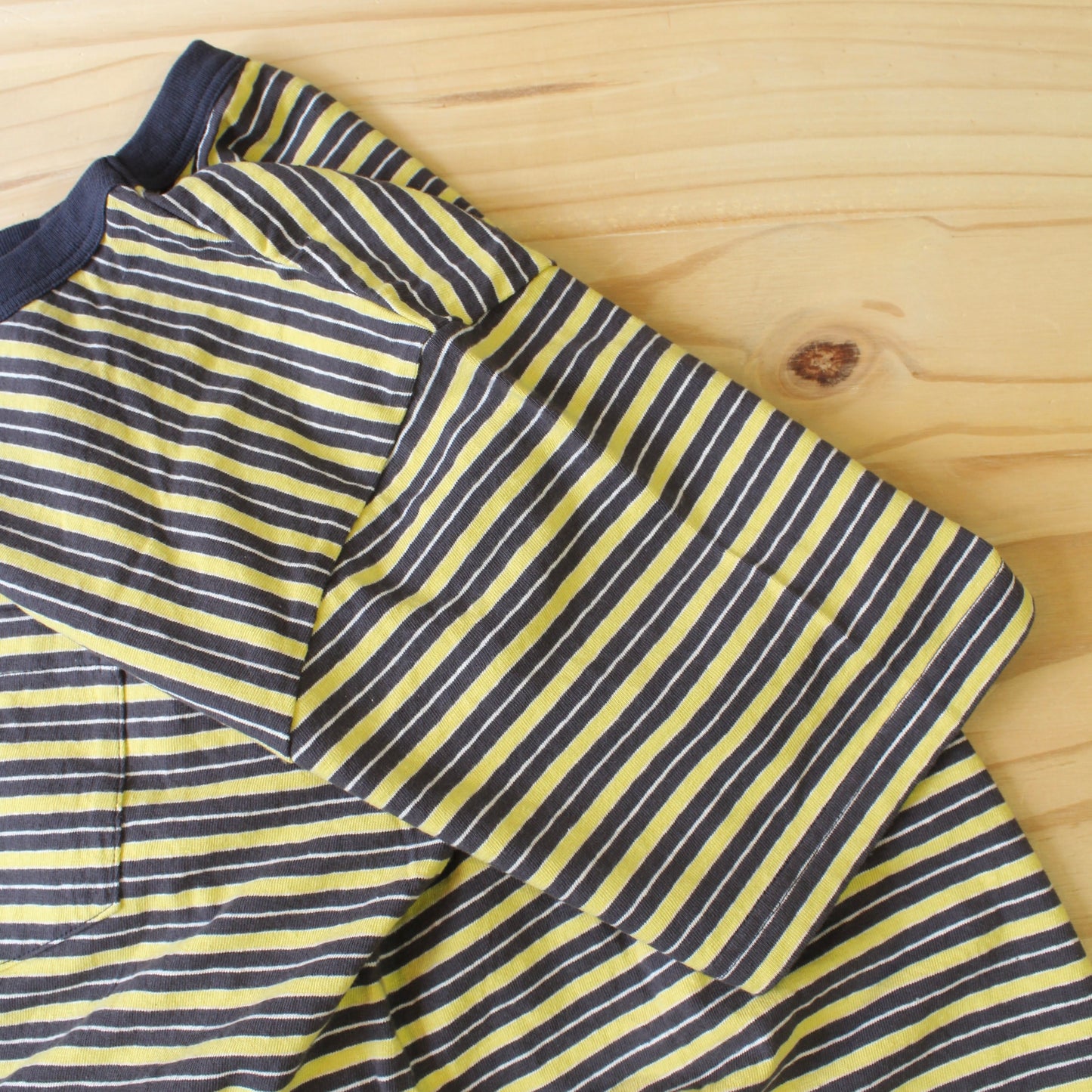 FELCO - AMERICAN VINTAGE STRIPE POCKET TEE (Orange)