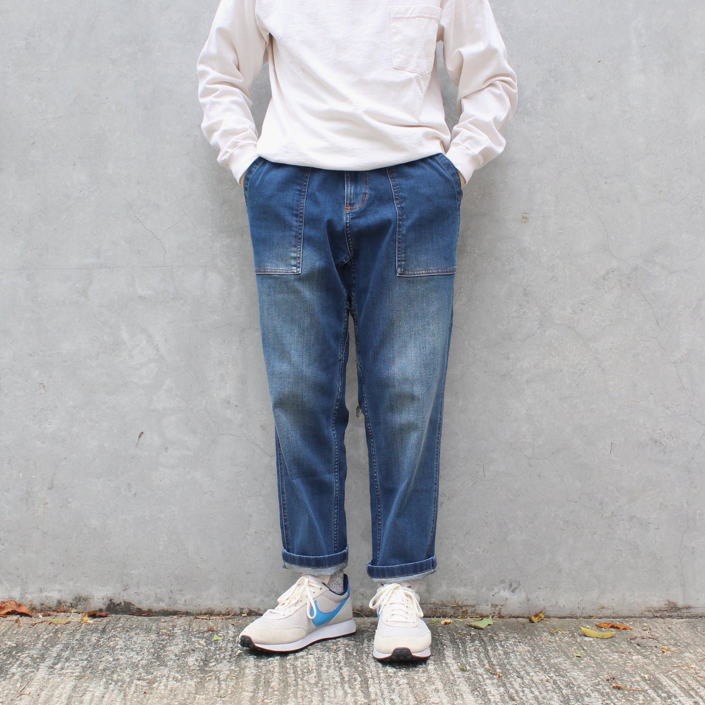 GRAMICCI - 
LOOSE TAPERED DENIM PANTS