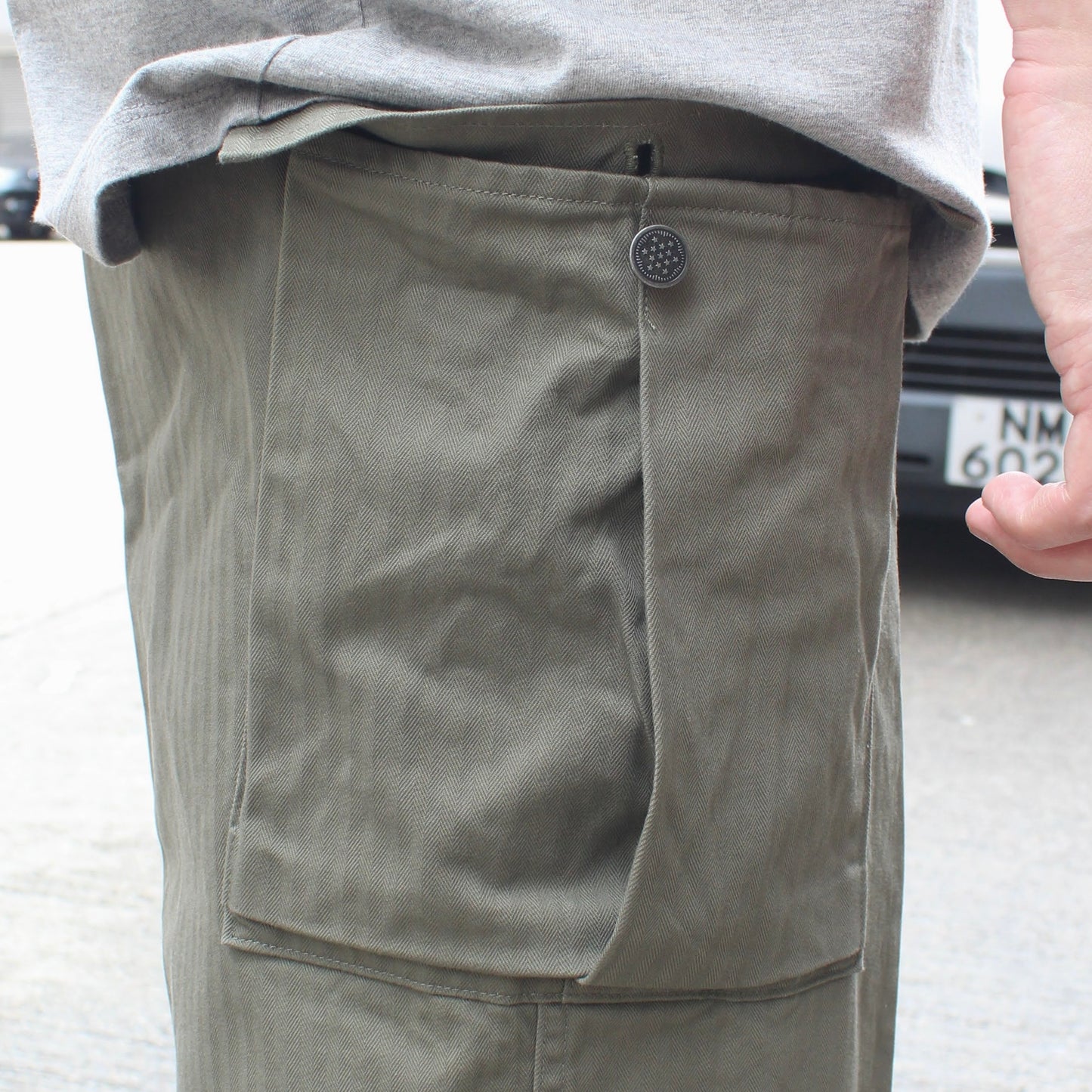 WORKERS - 
M-43 STYLE HERRINGBONE PANTS