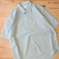 MANUAL ALPHABET - 
POPLIN STRIPE LOOSE FIT S/S SHIRT