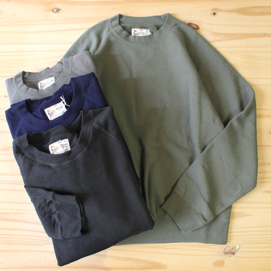 FELCO - 12oz TERRY L/S RAGLAN CREW RELAX FIT