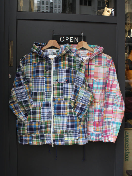 ARVOR MAREE -
MADRAS ZIP UP PARKA